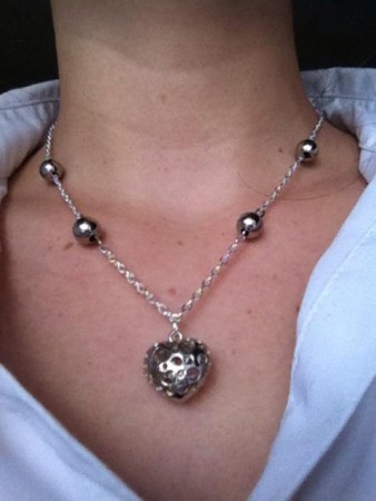 Collier Coeur Ajouré 